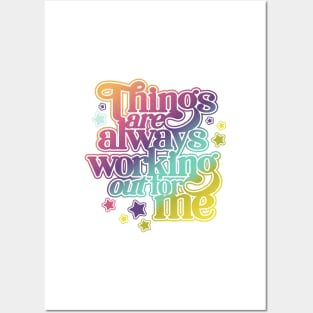 Things are Always Working Out for me Boho Posters and Art